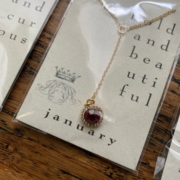June & January - Birthstone Necklace - Picture 3 of 4